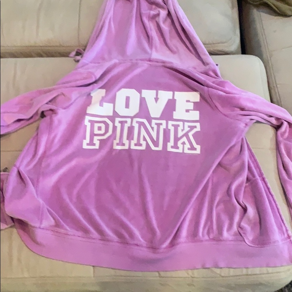 Purple pink cozy jacket